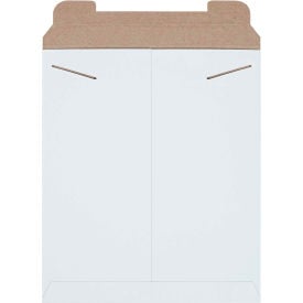 Stayflats® Tab Lock Mailers 12-3/4""W x 15""L White 100/Pack
