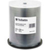 Verbatim® CD-R Discs 95252 52X 700MB/80Min Inkjet/Hub Printable Spindle 100/Pk White