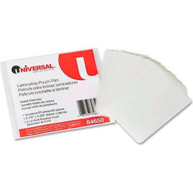 Universal Clear Laminating Pouches 5 mil 2 1/8 x 3 3/8 Business Card Style 25/Pack