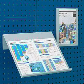 Bott Toolboard Shelf For Perfo Panels - Angled Document Holder - 18""Wx14""D (Double Letter Size)