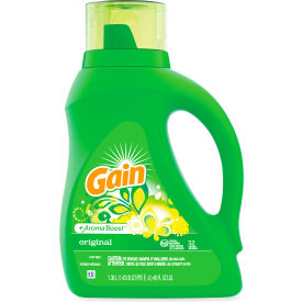 Gain® Liquid Laundry Detergent Gain Original Scent 46 oz Bottle 6/Carton