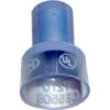 Allpoints 85-1028 Clear Tin Plated Copper Closed End Connector; Wire Gauge 10 - 100/Box