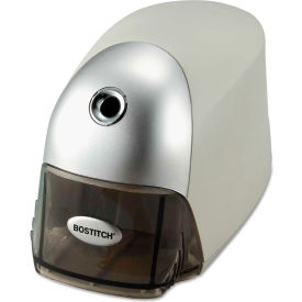 Bostitch® QuietSharp Executive Electric Pencil Sharpener AC-Powered 4"" x 7.5"" x 5"" Gray