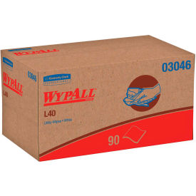 WypAll L40 Wipers 10-4/5 x 10 Pop-Up Box White 90/Box 9 Boxes/Carton - 03046