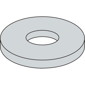 Fender Washer - 1/4"" x 1-1/4"" - Steel - Zinc CR+3 - Pkg of 100 - BBI P36145