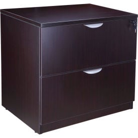 Boss 2-Drawer Lateral File - 31""W x 22""D - Mocha
