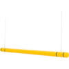 Global Industrial™ Clearance Bar 104"" - 120"" L Yellow with Black Tape HDPE
