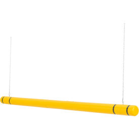 Global Industrial™ Clearance Bar 104"" - 120"" L Yellow with Black Tape HDPE