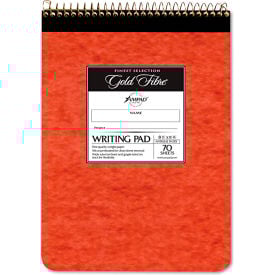 Ampad® Gold Fibre Retro Pad 20008R 8-1/2"" x 11-3/4"" Antique Ivory 70-Sheets/Pad 1 Pad/Pack