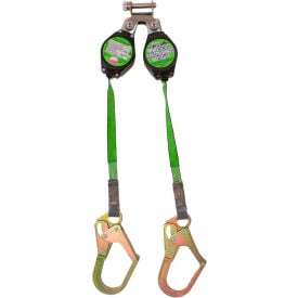 PeakWorks SRL-54854-7-5LE Dual Self-Retracting Device 7-1/2'L Dyneema Webbing Twin Leg LE Class A