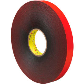 3M™ 4611 Double Sided VHB™ Acrylic Foam Tape 1"" x 5 Yds. 45 Mil Gray