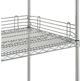 4""H Shelf Side Ledge For Open Wire Shelving - 18""