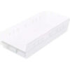 Akro-Mils Plastic Nesting Storage Shelf Bin 30158 - 8-3/8""W x 17-7/8""L x 4""H Clear