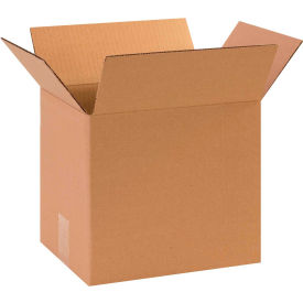 Global Industrial Cardboard Corrugated Boxes 11-1/4""L x 8-5/8""W x 10""H Kraft