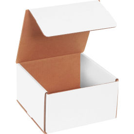 Global Industrial™ Corrugated Mailers 7""L x 7""W x 4""H White