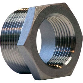 3/4"" X 1/2"" 304 Stainless Steel Bushing - MNPT X FNPT - Class 150 - 300 PSI - Import