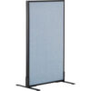 Interion® Freestanding Office Partition Panel 24-1/4""W x 42""H Blue