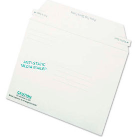Quality ParkTM Antistatic Fiberboard Disk Mailers 6x8-5/8 White 25/Box