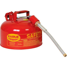 Eagle Type II Safety Can with 5/8"" Spout - 5 Gallons - Red