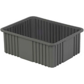 LEWISBins Divider Box NDC3080 22-3/8"" x 17-3/8"" x 8"" Gray