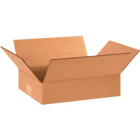 Global Industrial™ Flat Cardboard Corrugated Boxes 12""L x 9""W x 3""H Kraft