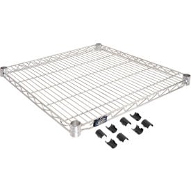 Nexel® S2424C Chrome Wire Shelf 24""W x 24""D