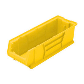 Quantum Plastic Hulk Stacking Bin 8-1/4""W x 30""L x 7""H Yellow