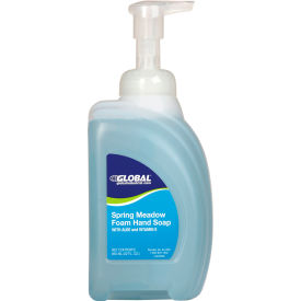 Global Industrial™ Spring Meadow Foam Hand Soap Pump Bottle Floral Scent 32 oz. Bottle-8/Case
