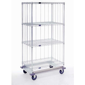 Nexel® 86""L Rods For Wire Shelving Units - Chrome (Set of 3)