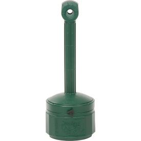 Justrite® Smokers Cease Fire® Outdoor Ashtray 1 Gallon Green
