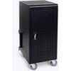Luxor Tablet/Chromebook Charging Cart for 24 Devices 17-1/8""W x 25""D x 37-5/8""H Black