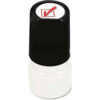 Universal Round Message Stamp CHECK MARK Pre-Inked/Re-Inkable Red