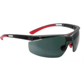 Honeywell North Adaptec Safety Glasses  Half Frame Black Frame Smoke Lens Anti-Fog