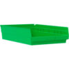 Akro-Mils Plastic Nesting Storage Shelf Bin 30178 - 11-1/8""W x 17-5/8""L x 4""H Green
