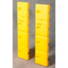 Eagle HDPE Wall Protector Yellow 10""W x 42""L x 2""D (Set of 2) 1728