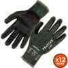 Ergodyne® Proflex 7070 Cut Resistant Gloves Nitrile Coated ANSI A7 S Green 12 Pairs