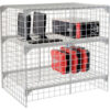Global Industrial™ 1-Tier 2 Door Wire Mesh Security Locker 48""Wx36""Dx48""H Gray Unassembled