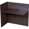 Boss Reception Return Desk Shell - 42""W x 24""D - Driftwood