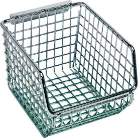 Quantum Chrome Wire Mesh Bin QMB510C - 4-1/4""W x 5-1/4""L x 3""H