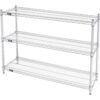 Nexel® 3 Shelf Chrome Wire Shelving Unit Starter 48""W x 14""D x 34""H