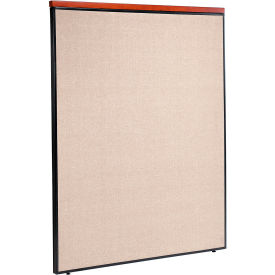 Interion® Deluxe Office Partition Panel 60-1/4""W x 73-1/2""H Tan