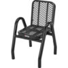 Global Industrial™ Outdoor Dining Chair Expanded Metal Black