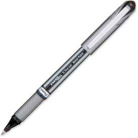 Pentel® EnerGel NV Liquid Gel Pen .7mm Gray Barrel Black Ink Dozen