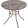 Global Industrial™ 36"" Round Outdoor Caf Table Steel Mesh Bronze