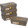 Plano Molding 100-000 Toolbox No Tray 15-3/8""L x 7-3/4""W x 5-1/4""H Gray