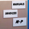 Magnetic Write-On Label 3"" x 6"" (25 pcs/pkg)