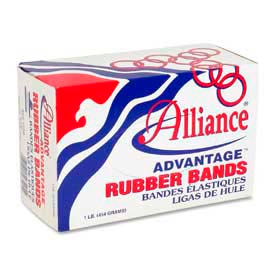 Alliance® Advantage® Rubber Bands Size # 54 Assorted Sizes Natural 1 lb. Box