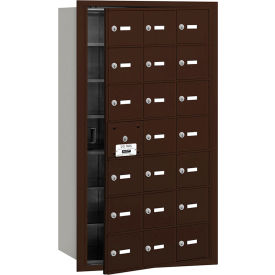 4B+ Horizontal Mailbox 21 A Doors (20 usable) Front Loading Bronze USPS Access