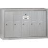 3500 Series 4B+ Vertical Mailbox 5 Doors Surface Mounted Aluminum USPS Access