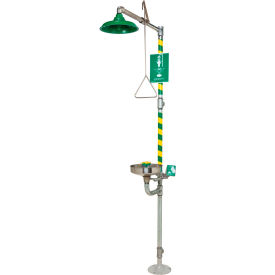 Haws® AXION® MSR 8300-8309 Emergency Combination Eye/Face Wash Station/Drench Shower